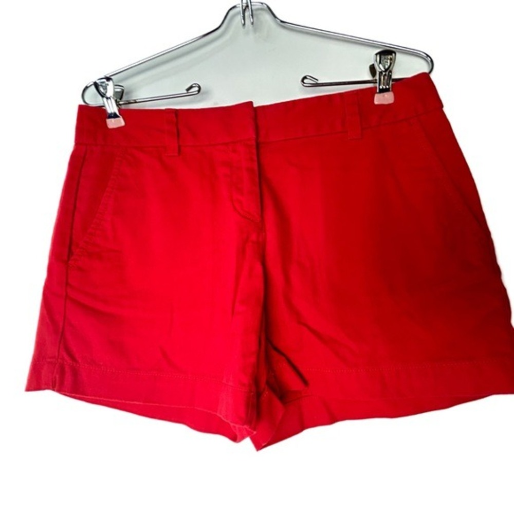 Ann Taylor Loft Original Chino Red Shorts Size‎ 00.